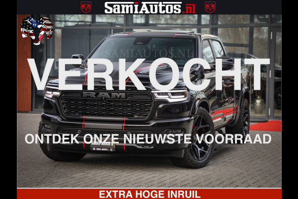 Dodge Ram 1500 Limited High Output 540HP 706Nm | Massage + Full Option | De Meest Luxe en Volle Pick-Up in zijn Klasse | Comfortabele Dubbele Cabine met Royale 5 Zitplaatsen | HULK PACK MEERPRIJS |  Voorraad Nr 2318 - 5415