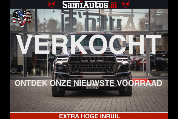 Dodge Ram 1500 Limited High Output 540HP 706Nm | Massage + Full Option | De Meest Luxe en Volle Pick-Up in zijn Klasse | Comfortabele Dubbele Cabine met Royale 5 Zitplaatsen | HULK PACK MEERPRIJS |  Voorraad Nr 2318 - 5415