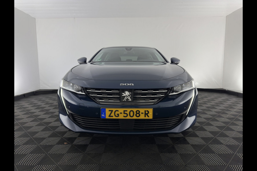 Peugeot 508 1.6 PureTech Blue Lease Allure (INCL-BTW) *LEATHER-FABRIC | FULL-LED | DIGI-COCKPIT | KEYLESS | BLIND-SPOT | CAMERA | PRIVACY-GLASS | HEATED-SPORTSEATS | DAB | NAVI-FULLMAP | 18''ALU*