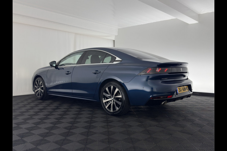 Peugeot 508 1.6 PureTech Blue Lease Allure (INCL-BTW) *LEATHER-FABRIC | FULL-LED | DIGI-COCKPIT | KEYLESS | BLIND-SPOT | CAMERA | PRIVACY-GLASS | HEATED-SPORTSEATS | DAB | NAVI-FULLMAP | 18''ALU*
