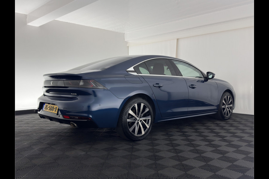 Peugeot 508 1.6 PureTech Blue Lease Allure (INCL-BTW) *LEATHER-FABRIC | FULL-LED | DIGI-COCKPIT | KEYLESS | BLIND-SPOT | CAMERA | PRIVACY-GLASS | HEATED-SPORTSEATS | DAB | NAVI-FULLMAP | 18''ALU*