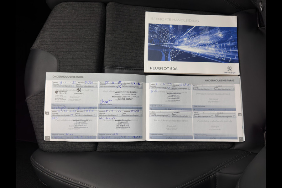 Peugeot 508 1.6 PureTech Blue Lease Allure (INCL-BTW) *LEATHER-FABRIC | FULL-LED | DIGI-COCKPIT | KEYLESS | BLIND-SPOT | CAMERA | PRIVACY-GLASS | HEATED-SPORTSEATS | DAB | NAVI-FULLMAP | 18''ALU*