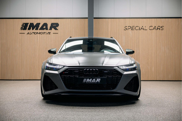 Audi RS6 Avant RS 6 TFSI quattro | Beton grijs matte | 23 inch Vossen HF7 | Keramisch | Pano |