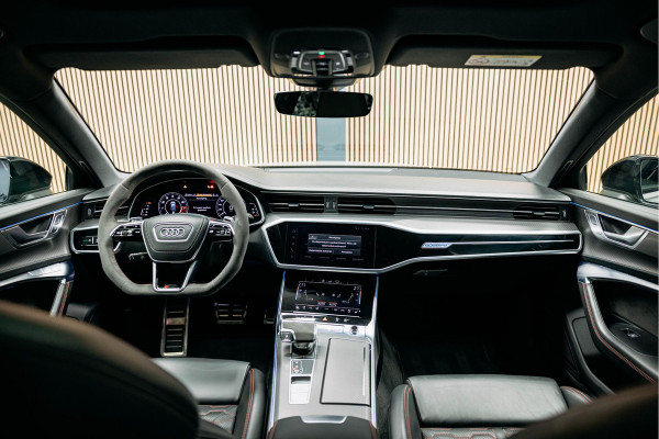 Audi RS6 Avant RS 6 TFSI quattro | Beton grijs matte | 23 inch Vossen HF7 | Keramisch | Pano |