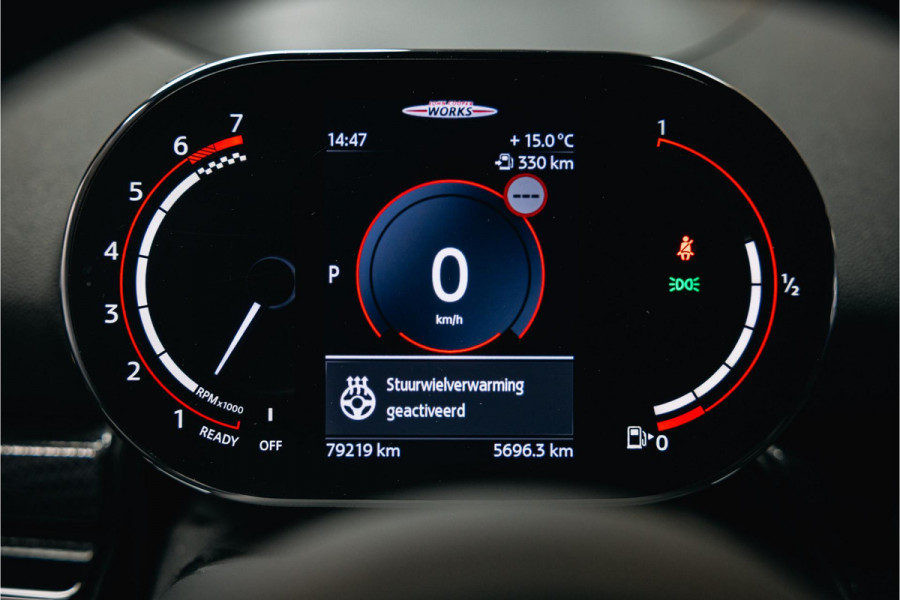 MINI Clubman 2.0 JCW ALL4 John Cooper Works | JCW | Rood dak | Sportstoelen | Stoelverwarming | Head-Up |