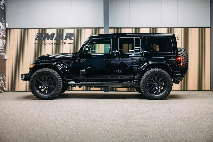 Jeep Wrangler Unlimited 4xe 380 Rubicon Dikke Custom Made Jeep Wrangler, Cabrio top elektrische bedienbaar.