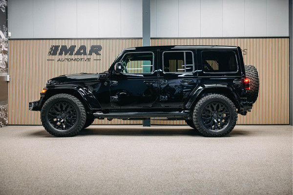 Jeep Wrangler Unlimited 4xe 380 Rubicon Dikke Custom Made Jeep Wrangler, Cabrio top elektrische bedienbaar.