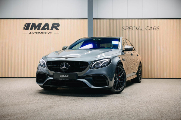 Mercedes-Benz E-Klasse E63s AMG 63 S 4MATIC Premium Plus | Burmester 3D | Carbon interieur en exterieur| Dealer onderhouden | Sportuitlaat | 360 Camera | Head-Up |