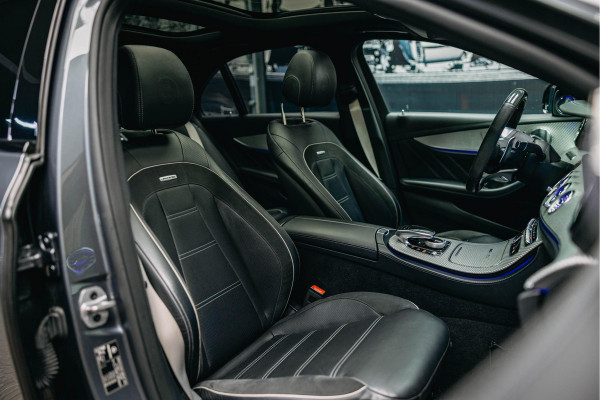 Mercedes-Benz E-Klasse E63s AMG 63 S 4MATIC Premium Plus | Burmester 3D | Carbon interieur en exterieur| Dealer onderhouden | Sportuitlaat | 360 Camera | Head-Up |