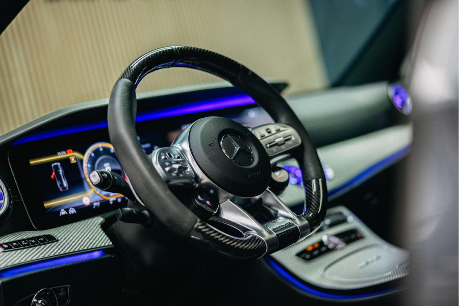 Mercedes-Benz E-Klasse E63s AMG 63 S 4MATIC Premium Plus | Burmester 3D | Carbon interieur en exterieur| Dealer onderhouden | Sportuitlaat | 360 Camera | Head-Up |
