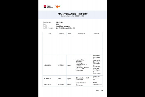 Kia Ceed Sportswagon 1.0 T-GDi DynamicLine|120PK|TREKHAAK|CARPLAY, ANDROID|CAMERA|CRUISE,CLIMA|PDC|1E EIG.|INCL.BTW|NL-AUTO|NAP|