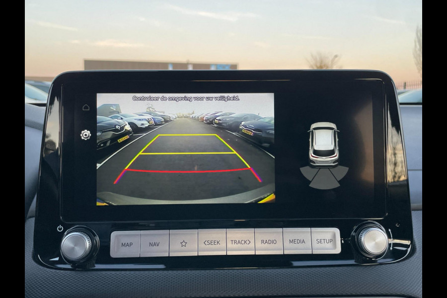 Hyundai Kona EV Premium 64 kWh|GROTE ACCU|100%SOH|FACELIFT|3-FASE|HUD|KRELL|LEDER|ACC|STUURVERW|STOELVERW+VENT.|CAMERA|CARPLAY|NL|