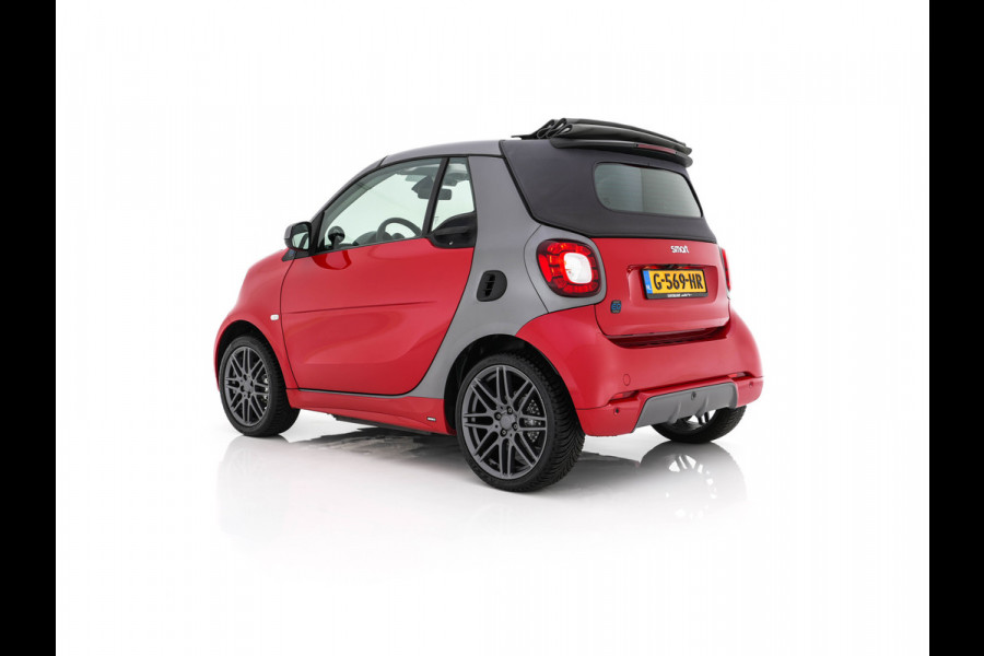 Smart Fortwo cabrio EQ BRABUS Style 18 kWh [ 3-Fase ] *LEATHER | HEATED-SPORTSEATS | NAVI-FULLMAP | CAMERA | DAB+ | AIRCO | PDC | CRUISE | 16''ALU*