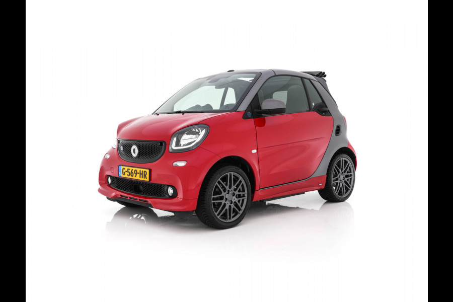 Smart Fortwo cabrio EQ BRABUS Style 18 kWh [ 3-Fase ] *LEATHER | HEATED-SPORTSEATS | NAVI-FULLMAP | CAMERA | DAB+ | AIRCO | PDC | CRUISE | 16''ALU*