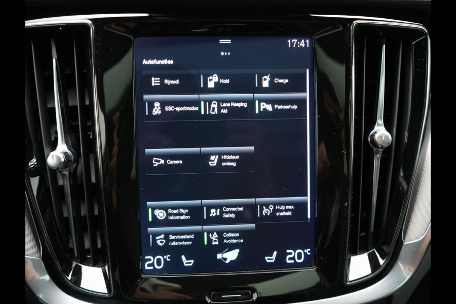 Volvo V60 T6 Recharge AWD R-Design LONG RANGE Plug In Hybrid Dealer O.H. PHEV | Panodak | Lederen Sportstoelen Memory | Harman Kardon | Apple Carplay | Navigatie | Camera | L.M. 19" | DAB | Virtual |