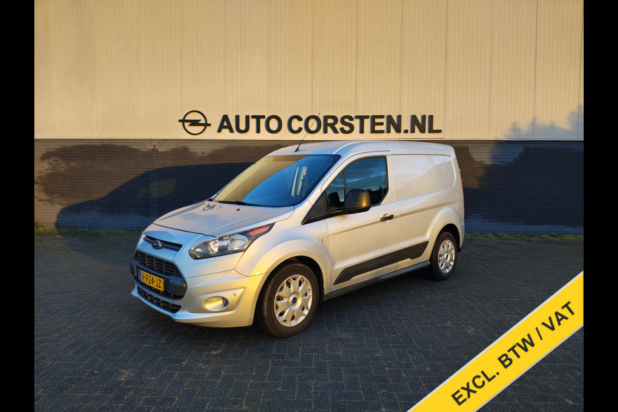 Ford Transit Connect 1.5TDCI 100PK/250Nm Euro 6 Airco Trekhaak Bluetooth Pdc Trend Betonplex vloer Wandbetimmering Schuifdeur 1.300kg trekgewicht !! Origineel Nederlandse Auto
