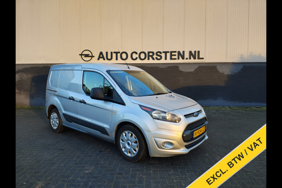 Ford Transit Connect 1.5TDCI 100PK/250Nm Euro 6 Airco Trekhaak Bluetooth Pdc Trend Betonplex vloer Wandbetimmering Schuifdeur 1.300kg trekgewicht !! Origineel Nederlandse Auto