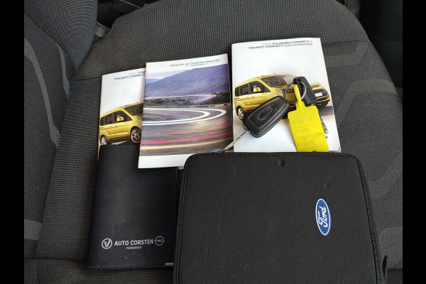 Ford Transit Connect 1.5TDCI 100PK/250Nm Euro 6 Airco Trekhaak Bluetooth Pdc Trend Betonplex vloer Wandbetimmering Schuifdeur 1.300kg trekgewicht !! Origineel Nederlandse Auto