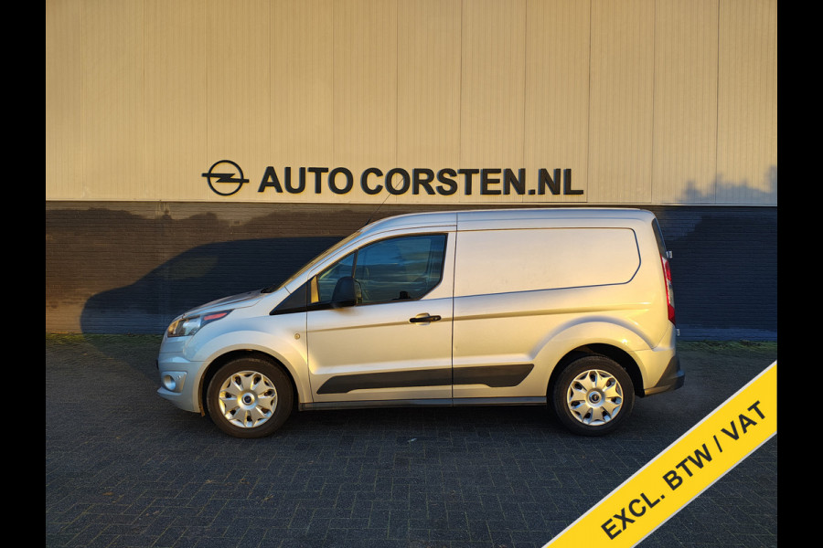 Ford Transit Connect 1.5TDCI 100PK/250Nm Euro 6 Airco Trekhaak Bluetooth Pdc Trend Betonplex vloer Wandbetimmering Schuifdeur 1.300kg trekgewicht !! Origineel Nederlandse Auto