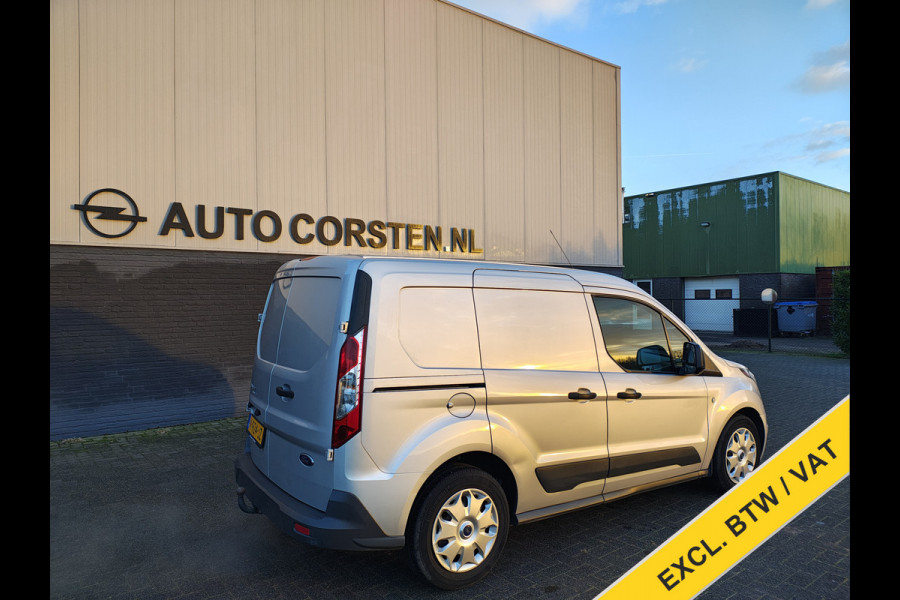 Ford Transit Connect 1.5TDCI 100PK/250Nm Euro 6 Airco Trekhaak Bluetooth Pdc Trend Betonplex vloer Wandbetimmering Schuifdeur 1.300kg trekgewicht !! Origineel Nederlandse Auto