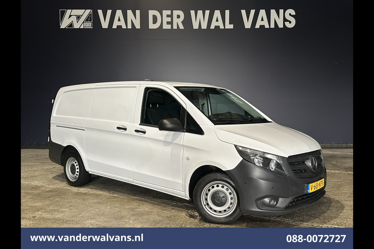 Mercedes-Benz Vito 114 CDI 136pk L2H1 Euro6 Airco | Camera | Navigatie | Cruisecontrol | Trekhaak Parkeersensoren, Stoelverwarming