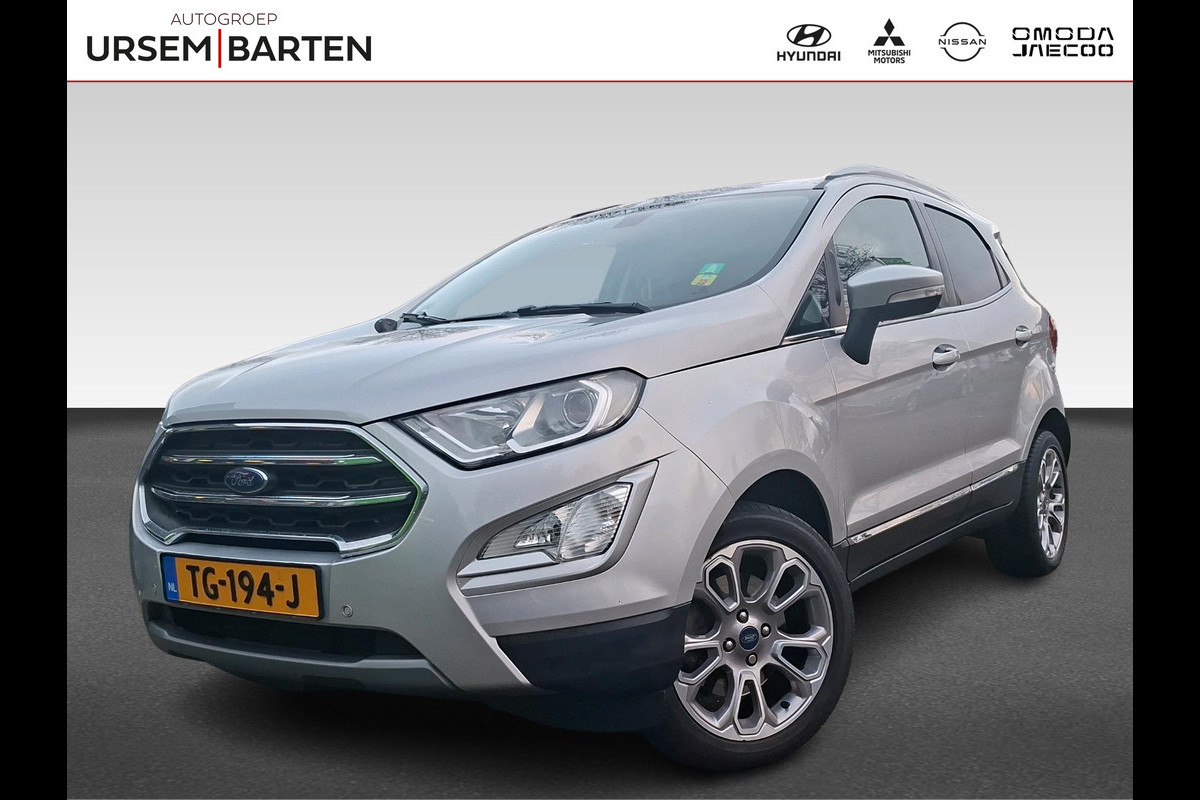 Ford EcoSport 1.0 EcoBoost Titanium | zeer complete auto | blindspot | stuur-stoel- én voorruitverwarming | cruise control