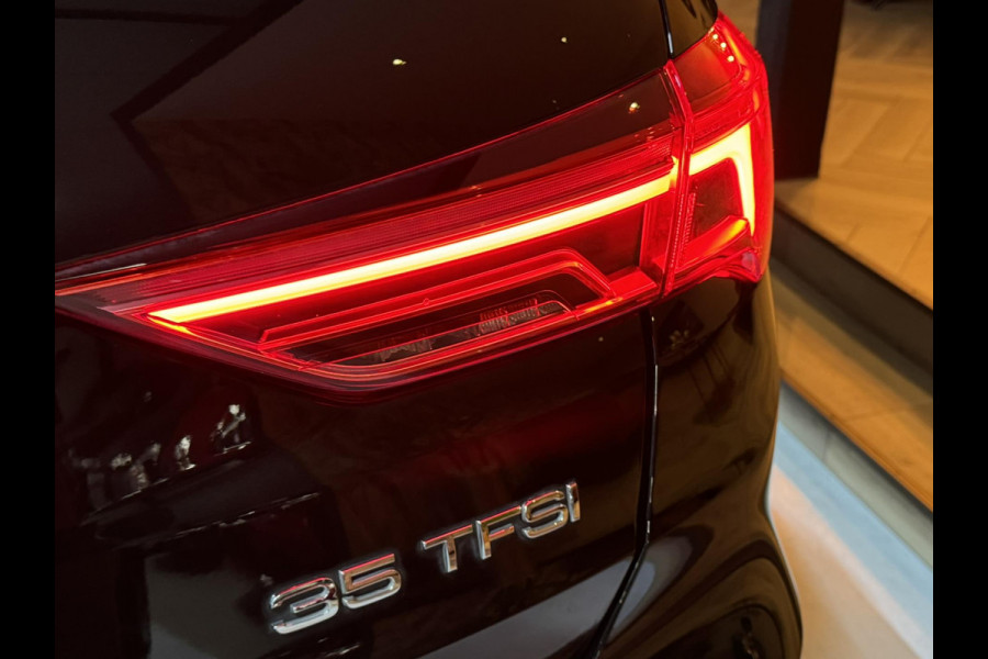 Audi Q3 35 TFSI S edition Garantie Trekhaak Leder Camera StoelVW Elek Achterklep Cruise Navi Clima Led Rijklaar