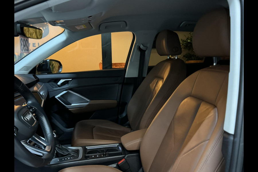 Audi Q3 35 TFSI S edition Garantie Trekhaak Leder Camera StoelVW Elek Achterklep Cruise Navi Clima Led Rijklaar