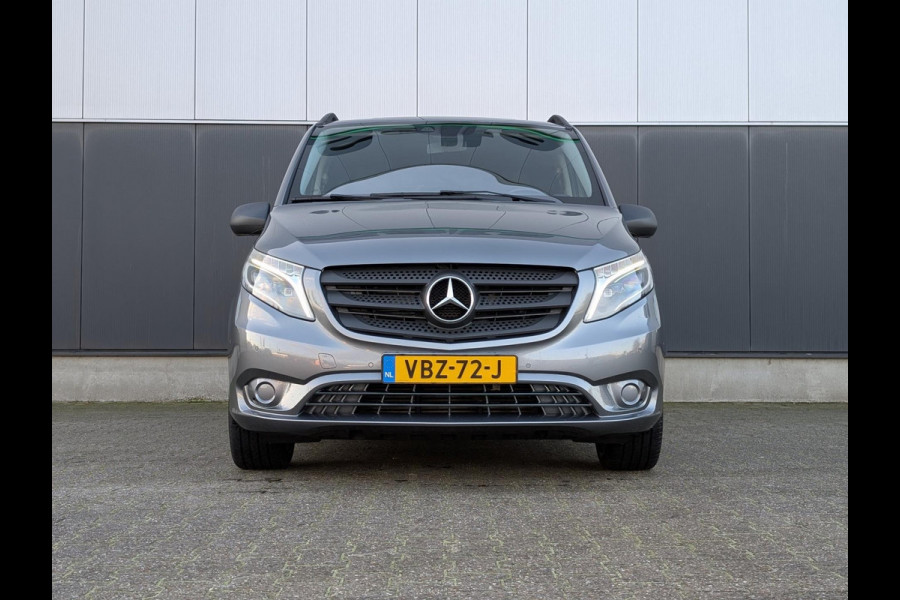 Mercedes-Benz Vito 119 CDI AUT DC LANG LED 2X SCHUIFDEUR LEER STOELVERWARMING 2500KG TREKHAAK