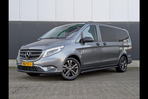 Mercedes-Benz Vito 119 CDI AUT DC LANG LED 2X SCHUIFDEUR LEER STOELVERWARMING 2500KG TREKHAAK