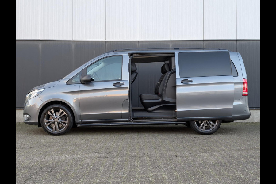 Mercedes-Benz Vito 119 CDI AUT DC LANG LED 2X SCHUIFDEUR LEER STOELVERWARMING 2500KG TREKHAAK