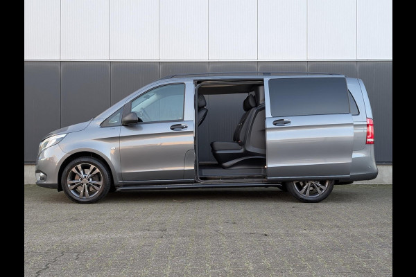 Mercedes-Benz Vito 119 CDI AUT DC LANG LED 2X SCHUIFDEUR LEER STOELVERWARMING 2500KG TREKHAAK