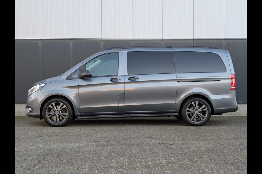 Mercedes-Benz Vito 119 CDI AUT DC LANG LED 2X SCHUIFDEUR LEER STOELVERWARMING 2500KG TREKHAAK