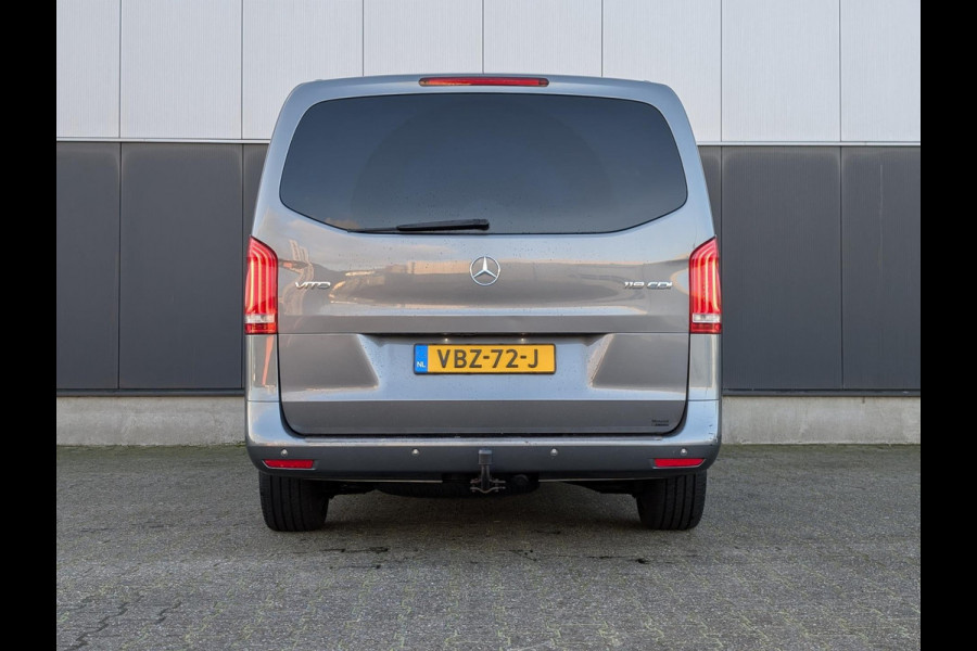 Mercedes-Benz Vito 119 CDI AUT DC LANG LED 2X SCHUIFDEUR LEER STOELVERWARMING 2500KG TREKHAAK