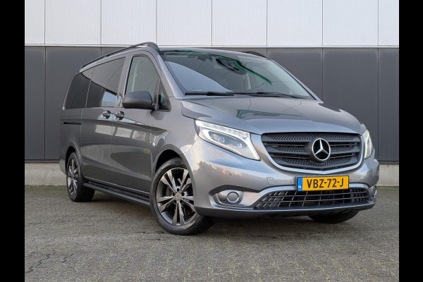 Mercedes-Benz Vito 119 CDI AUT DC LANG LED 2X SCHUIFDEUR LEER STOELVERWARMING 2500KG TREKHAAK