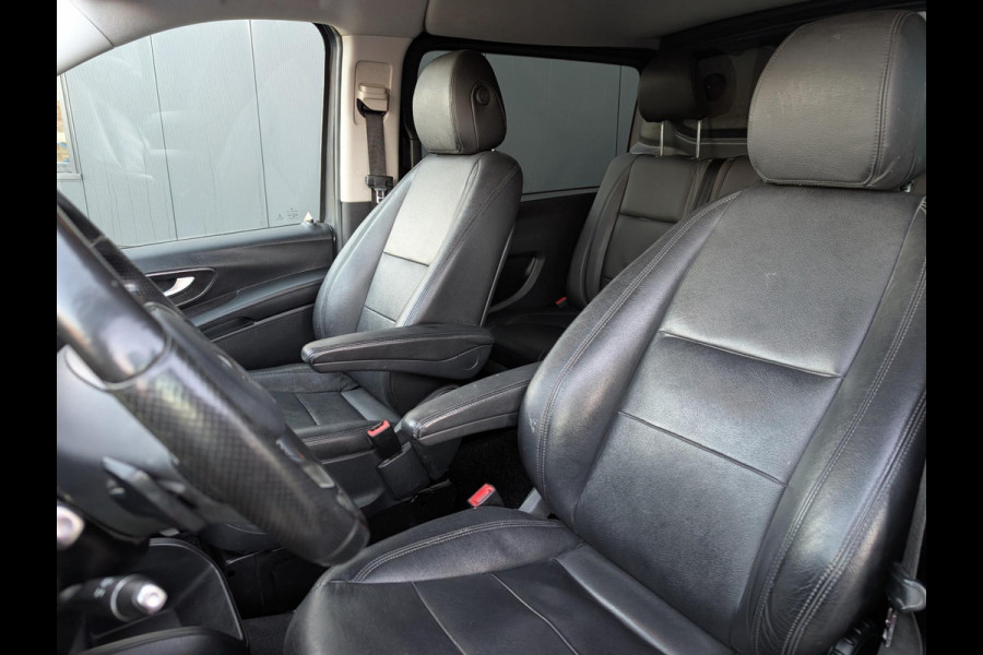 Mercedes-Benz Vito 119 CDI AUT DC LANG LED 2X SCHUIFDEUR LEER STOELVERWARMING 2500KG TREKHAAK