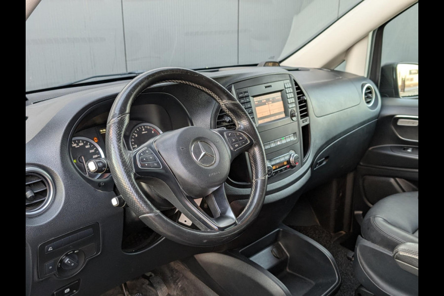 Mercedes-Benz Vito 119 CDI AUT DC LANG LED 2X SCHUIFDEUR LEER STOELVERWARMING 2500KG TREKHAAK