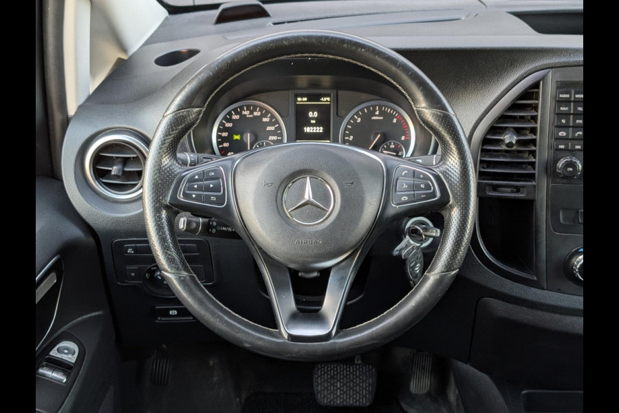 Mercedes-Benz Vito 119 CDI AUT DC LANG LED 2X SCHUIFDEUR LEER STOELVERWARMING 2500KG TREKHAAK