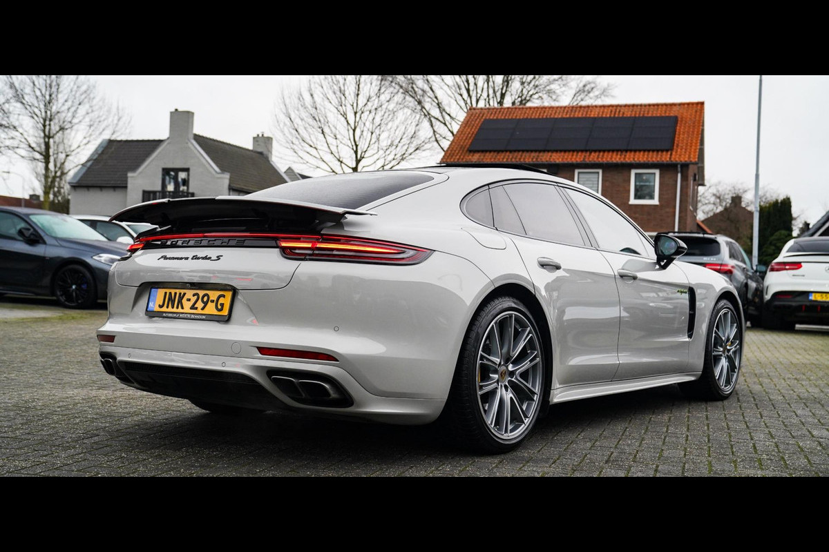 Porsche Panamera 4.0 Turbo S E-Hybrid | Carbon | Massage | Porsche Active Safe | Schuifdak | Adaptieve Cruise | Keramisch | KRIJT