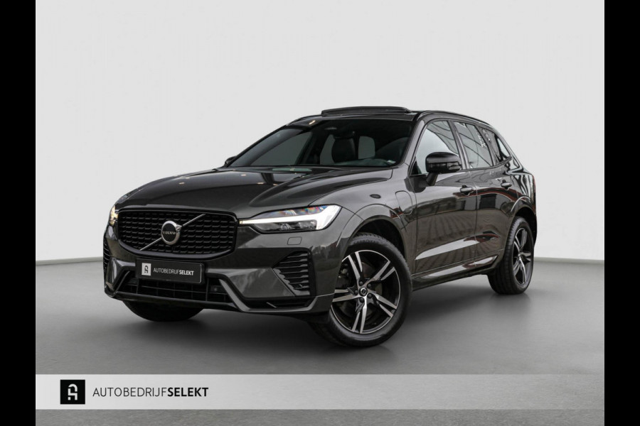 Volvo XC60 2.0 T8 AWD R-Design Long Range | Pano | Trekhaak | Facelift | Pine Grey | Harman Kardon | Memory | Elektrische stoelen