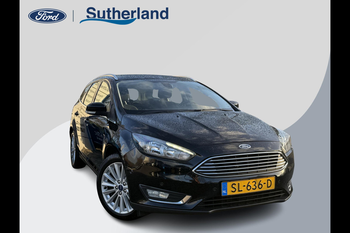 Ford FOCUS Wagon 1.0 Ecoboost Titanium 125pk Trekhaak | Navigatie | Apple Carplay, Android Auto | Voorruit verwarming | Dealer onderhouden