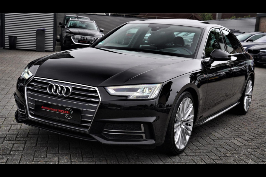Audi A4 Limousine 2.0 TFSI Quattro Sport Pro Line S | Schuif/kanteldak | Hud | Bang&Olufsen | Stuurwiel verwarmd | 360 cam | 252PK
