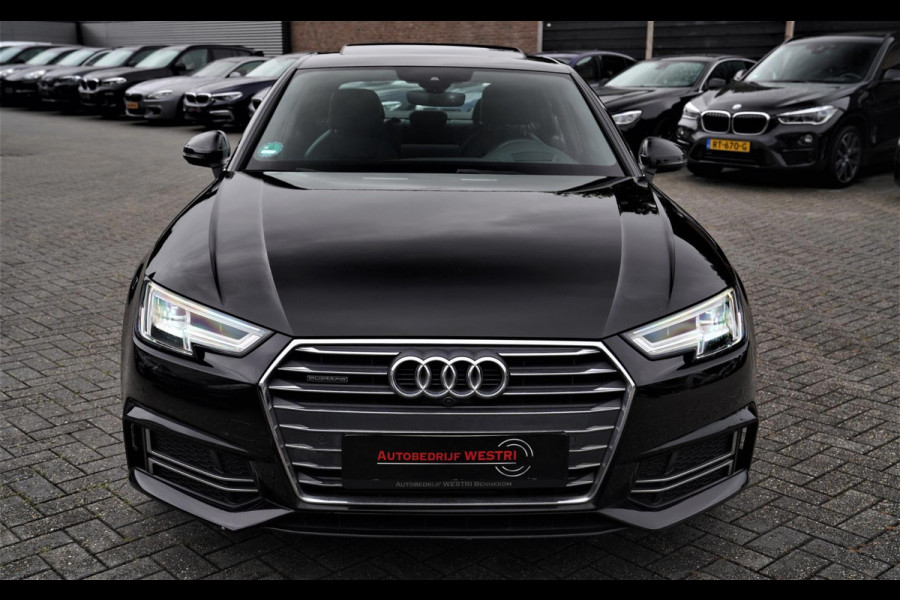 Audi A4 Limousine 2.0 TFSI Quattro Sport Pro Line S | Schuif/kanteldak | Hud | Bang&Olufsen | Stuurwiel verwarmd | 360 cam | 252PK