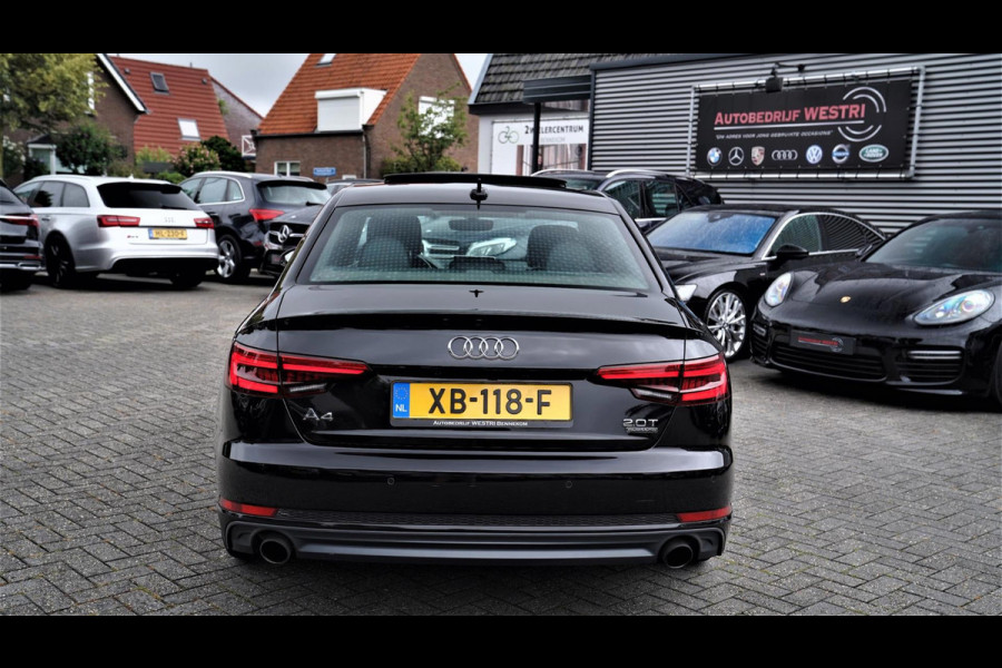 Audi A4 Limousine 2.0 TFSI Quattro Sport Pro Line S | Schuif/kanteldak | Hud | Bang&Olufsen | Stuurwiel verwarmd | 360 cam | 252PK