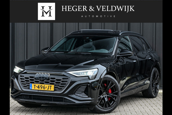 Audi Q8 e-tron 50 quattro S Edition 95 kWh · NL-auto · Panoramadak · RS-seats Memory seats · Leder · Adaptive cruise · Keyless · Stuurverwarmin