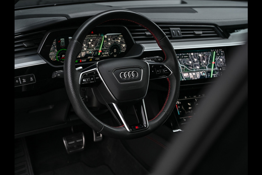 Audi Q8 e-tron 50 quattro S Edition 95 kWh · NL-auto · Panoramadak · RS-seats Memory seats · Leder · Adaptive cruise · Keyless · Stuurverwarmin