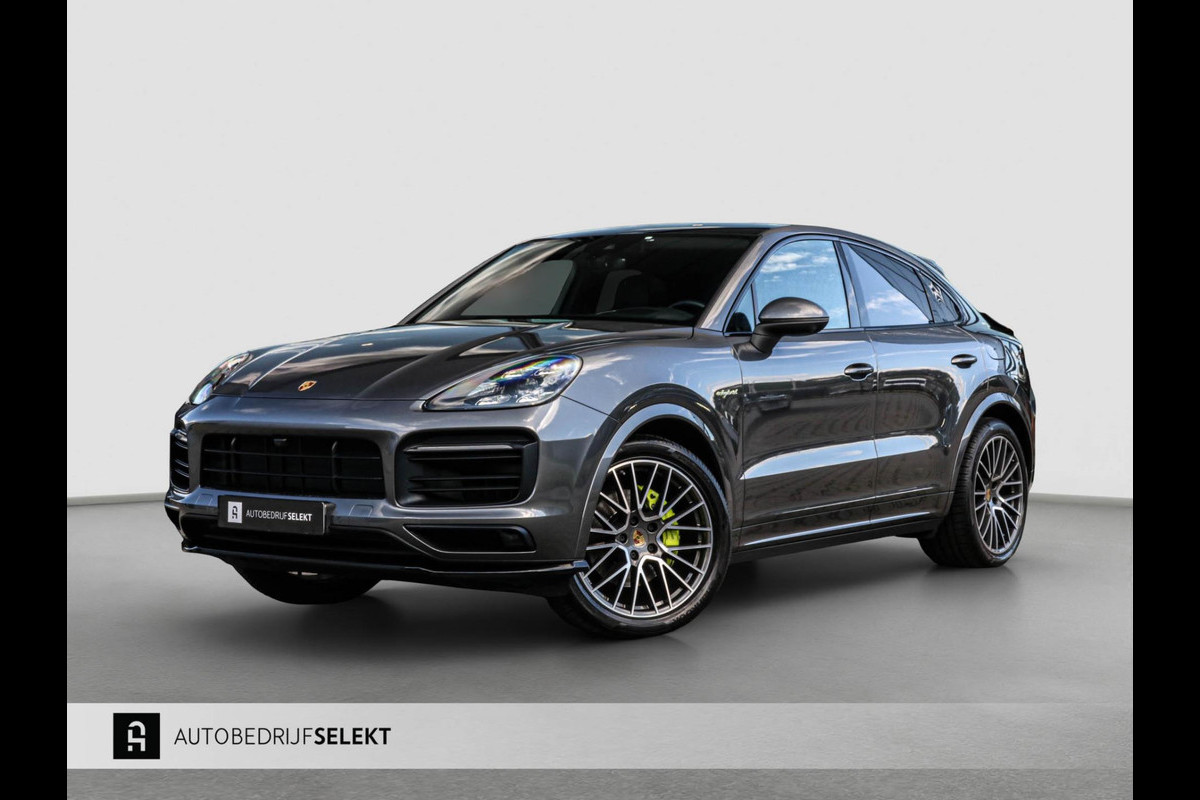 Porsche Cayenne Coupé 3.0 E-Hybrid | Matrix LED | Pano | Sportdesign | Chrono | Luchtvering | Sportuitlaat | 360 cam
