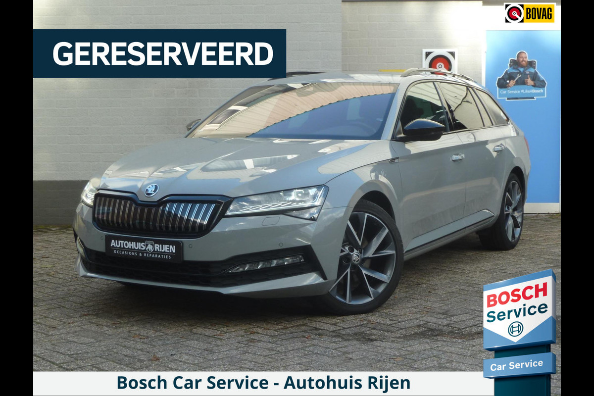 Škoda Superb 1.4 TSI iV Sportline Plug-in|Memory|Matrix-LED|Alcantara|Keyless-Entry/Go|Adaptive-Cruise|Stoel/Stuurverw.|Blindspot