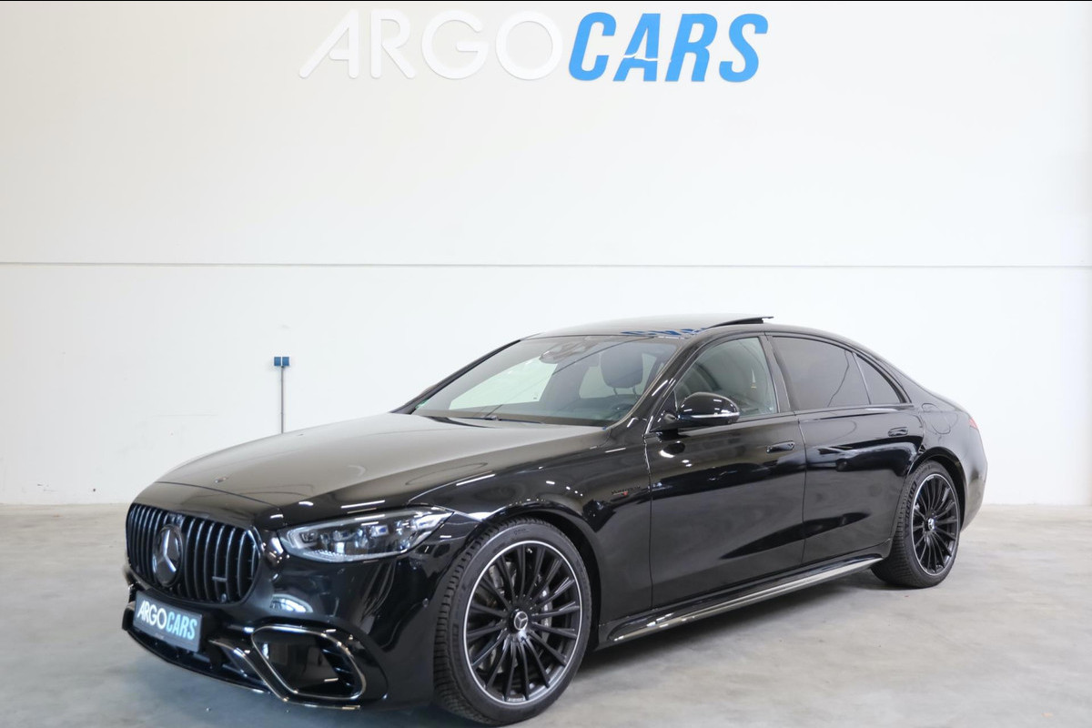 Mercedes-Benz S-Klasse AMG S 63 E S63e LANG PERFORMANCE 4 Matic+ 802PK ACHTERASBESTURING LEASE / INRUIL MOG