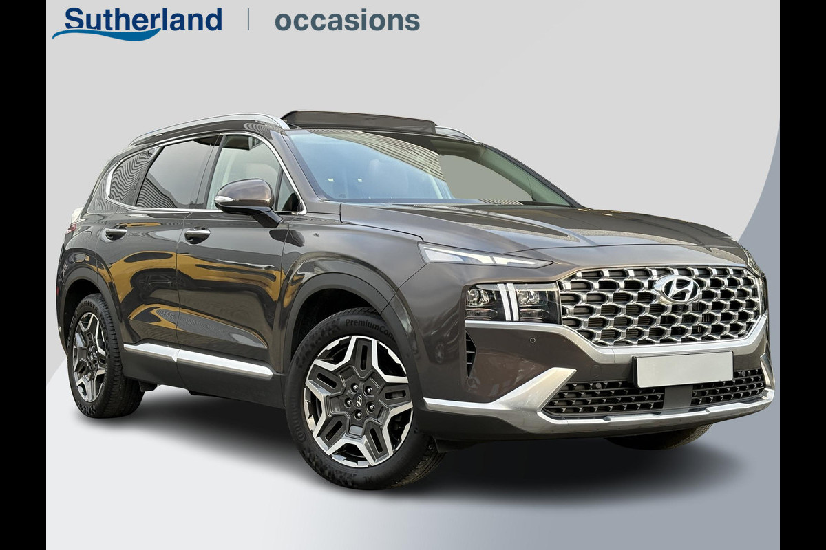 Hyundai Santa Fe 1.6 T-GDI PHEV Premium Plus Sky | Panoramadak | Complete historie | Vol leder | Comfortstoelen voorin (inclusief ventilatie / stoelverwarming) | Achteruitrijcamera | Vierwielaandrijving | Geuheugenstoelen